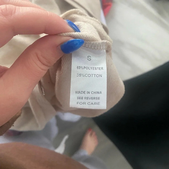 Wishlist Tan Flowy at-Shirt - Size S - Picture 3 of 4